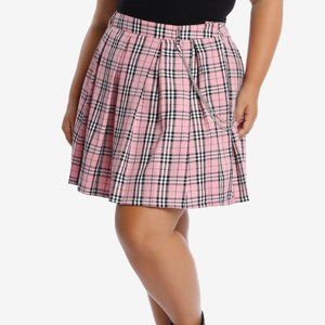 Checkered Plaid Pleated Tennis Skirt Kawaii Dolls Kill Nerd Geek SEND OFFERS